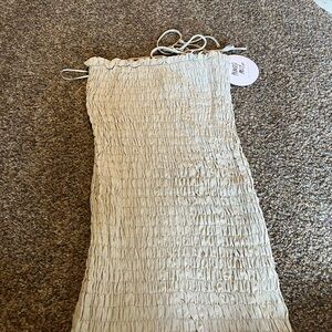 Princess Polly Cream Mini Dress